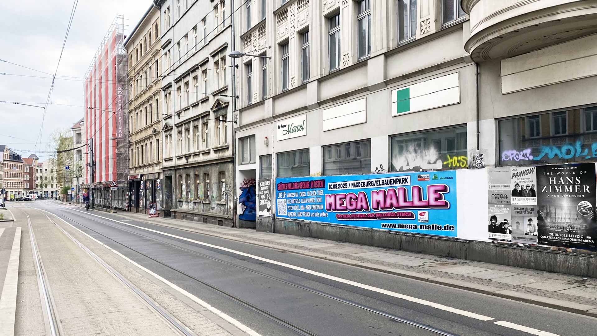 Mega Malle – Mega Sichtbarkeit!